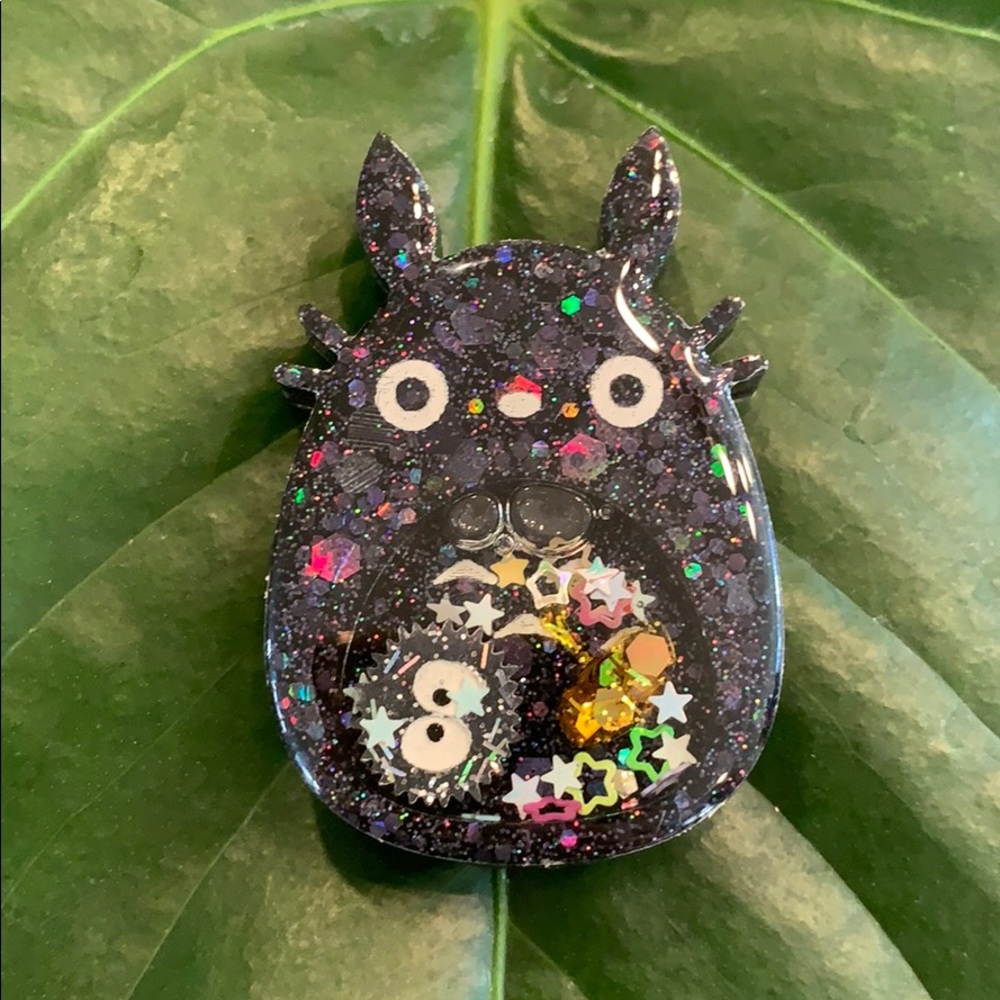SOLD Handmade resin Totoro badge reel